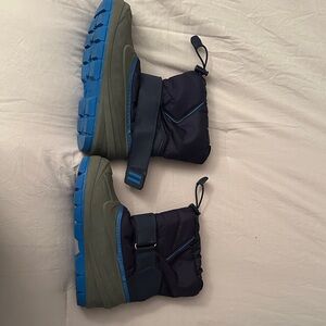 Stylish Blue and Grey Boy’s Boots